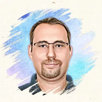Portrait photo of András